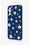 Samsung M13 Compatible Daisy Pearl Patterned Silicone Case - 4