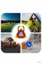 Zngzrmll Illuminated Triangle Reflector Led Projector Emergency Flashlight (200603) 500 Lumens