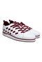 Burgundy Color Lace-Up Genuine Leather Men's Shoes