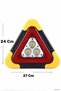 Zngzrmll Illuminated Triangle Reflector Led Projector Emergency Flashlight (200603) 500 Lumens - 2