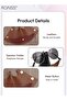 2Pcs Beard Glasses Frame PU Leather Glasses Frame Glasses Display Holder Creative Desktop Decoration Sunglasses Protection Eyewear Storage Rack for Office Desk Home Decoration Gifts - 3
