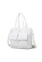 Micro Poly Fabric Large Size Women's Shoulder Bag 3345 - 2