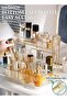2-Tier Bathroom Organizer Countertop Basket with Sliding Tray Cosmetic Display Cases Kitchen Counter Organizers Spice Rack - 2