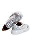 White Color Lace-Up Genuine Leather Men's Shoes - 2