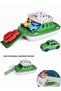 Toy Boat with 4 Mini Cars and Extendable Deck, Water-ready Ferry Boat for Bathtub, Bathroom, Pool and Beach, Children's Bath Toy, Ideal Gift for Toddlers, 16.9*26*17.4cm - 3