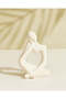 White Ceramic Decorative Figurine