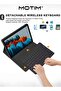 Keyboard Case Slim Stand Cover Wireless Bluetooth Keyboard for Galaxy Tab A9 Plus 11.0", Black - 3