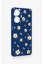 Realme C55 Compatible Daisy Pearl Patterned Silicone Case - 3