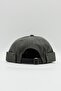 Men's Leather Strap Hipster Cap Khaki Docker Hat - 2