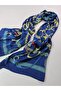 Luxury Voile Silk Shawl Scarf Chain Pattern 70 X 180 cm - 4