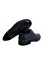 Dark Blue Color Lace-Up Genuine Leather Men's Shoes - 2
