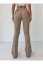 Women's Winter Fleece-Lined High-Waist Shaping Flared Leggings - 6