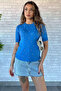 Self-Patterned Stoned Women's Blouse - 2
