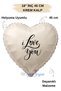 18 Inch 45 cm Foil Balloon |   I Love You Printed |   Valentine's Day Love Balloon Anniversary Marriage Proposal