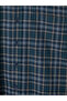 Lcwaikiki Classic Green Regular Fit Plaid Men's Shirt - 5