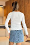 Lycra Camisole Blouse with Front Window Panel - 4