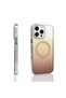 iPhone 16 Pro Max Case Color Gradient Magsafe Camera Raised Silicone Cover - 4