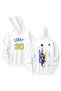 Stephen Curry Printed Cotton Long Sleeve Hooded Sweatshirt with 3 Thread Counts