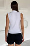 Turtleneck Zero Sleeve Body Blouse - 4
