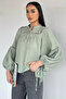 Women's Sleeveless Lace-Up Blouse