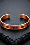 Women's Copper Bracelet Lotus Model Handcrafted Adjustable Copper Bracelet - 2