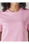 Bng Wt Favorite Cotton Women's Pink Crew Neck T-Shirt 006Wj-0007 - 4
