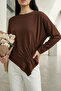 Gülseli Women's Pleated Asymmetrical Cut Blouse - 3
