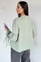 Women's Sleeveless Lace-Up Blouse - 4