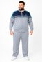 Men's oversized zip-up tracksuit set - 5