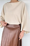 Women's Bat Sleeve Casual Blouse - 3