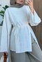 Nara Linen Tunic Ecru - 2