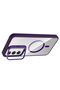 Galaxy S25 Case with Camera Stand, Magsafe Compatible, Transparent Back, Silicone Marçev - 2