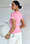Women's Buckle Side Tie Blouse - 4