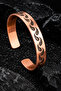 Women's Copper Bracelet Flame Wave Model Handcrafted Adjustable Copper Bracelet - 6