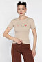 Heart Embroidered Camisole Blouse (Available in S-M-L)