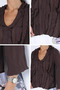 V-Neck Ruffle Blouse - 5