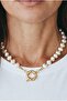 Pearl Necklace Women's Baroque Lock Model - 3