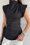 Gülseli Women's Blouse with Stone Belt Detail