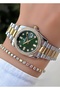 Original New Season Calendar Green Dial Women's Wristwatch – |   Bracelet with Gift |   2 Years Warranty - 4