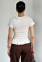 Women's Crew Neck Gipeli Lycra Blouse - 4