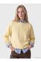 Crew Neck Oversize Women's Thick Sweatshirt (W6)