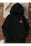 Children's Pumpkin Printed Hoodie Hooded Sweatshirt Combed Cotton Fabric 3 Thread Count Unisex Winter Sweatshirt - 2