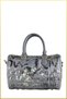 Strins Women's Printed Striped Quilted Pattern Travel Bag - Gray