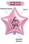 18 Inch 45 cm Foil Balloon |   I Love You Printed |   Valentine's Day Love Balloon Anniversary Marriage Proposal