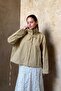Olive Green Vinera Linen Jacket - 3