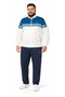 Men's oversized zip-up tracksuit set - 5
