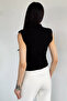 Women's Shoulder Padded Double Breasted Collar Blouse - 4