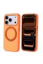 iPhone 17 Pro Case with 360 Degree Rotating Stand, Magsafe Camera Raised Silicone Cover - 4