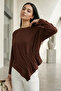 Gülseli Women's Pleated Asymmetrical Cut Blouse - 2