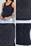 Front-Stoned Camisole Blouse - 5